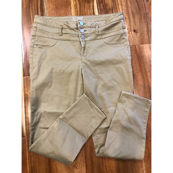 NOBO Mid Rise Skinny Tan Khaki Jeans - Size 17 / 34 inches - Excellent - Picture 2 of 5